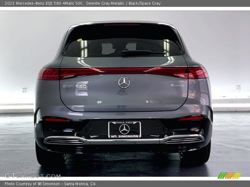 Selenite Gray Metallic / Black/Space Gray 2023 Mercedes-Benz EQS 580 4Matic SUV