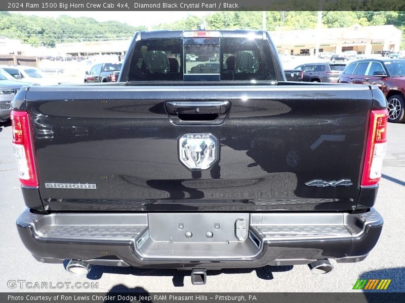 Diamond Black Crystal Pearl / Black 2024 Ram 1500 Big Horn Crew Cab 4x4