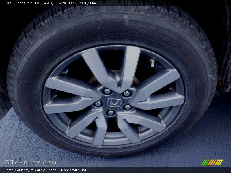 Crystal Black Pearl / Black 2020 Honda Pilot EX-L AWD