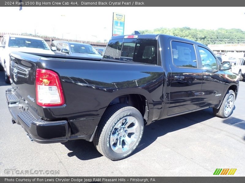 Diamond Black Crystal Pearl / Black 2024 Ram 1500 Big Horn Crew Cab 4x4