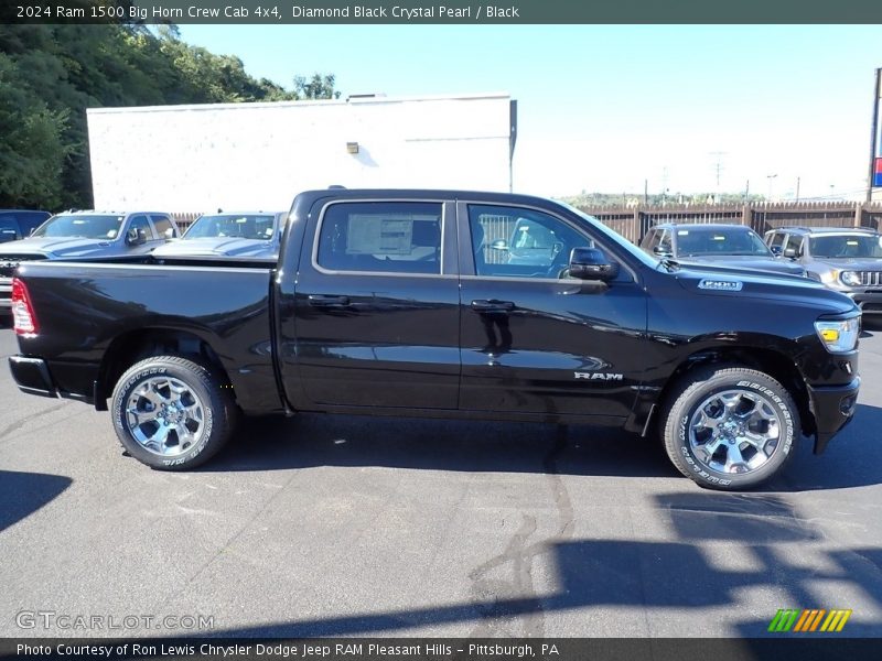  2024 1500 Big Horn Crew Cab 4x4 Diamond Black Crystal Pearl