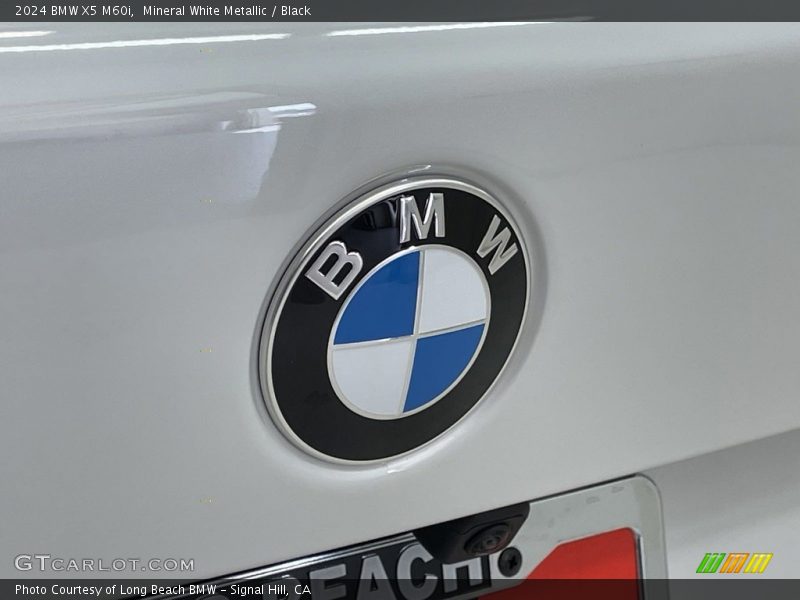 Mineral White Metallic / Black 2024 BMW X5 M60i