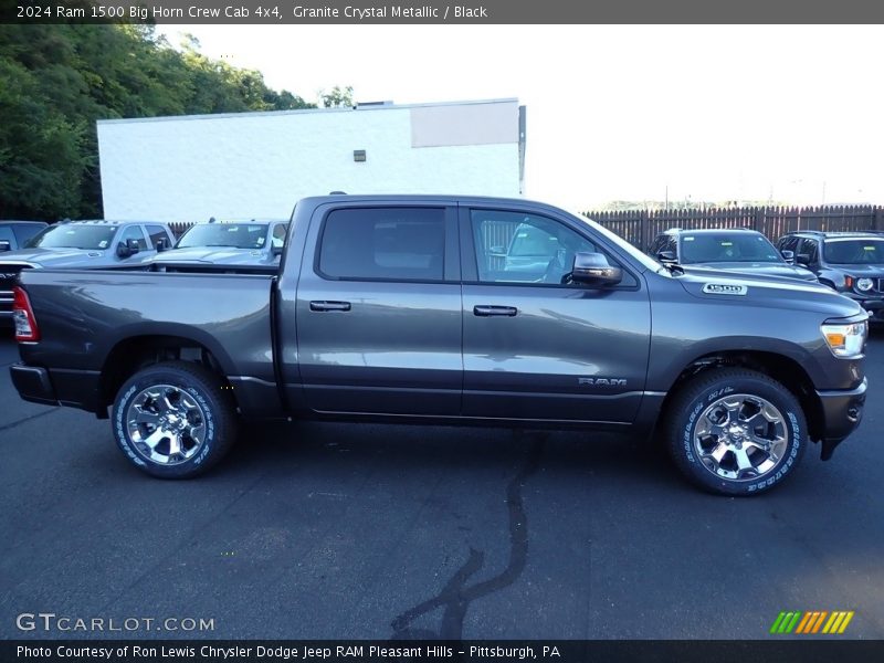 Granite Crystal Metallic / Black 2024 Ram 1500 Big Horn Crew Cab 4x4