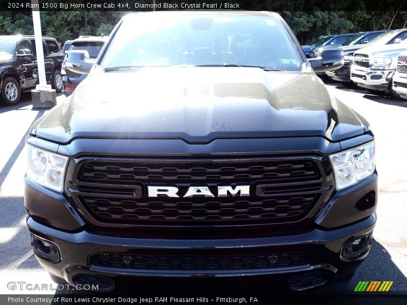 Diamond Black Crystal Pearl / Black 2024 Ram 1500 Big Horn Crew Cab 4x4