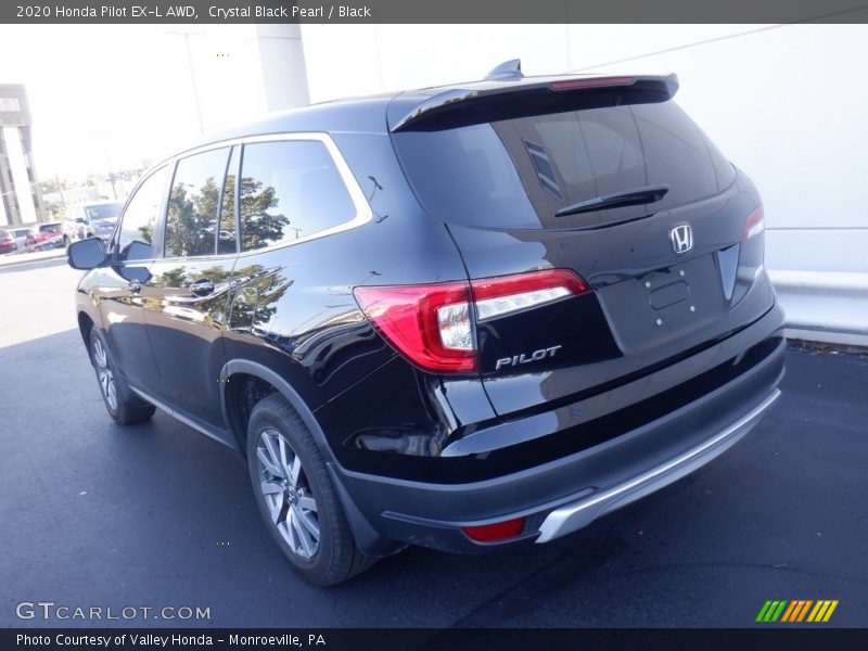 Crystal Black Pearl / Black 2020 Honda Pilot EX-L AWD