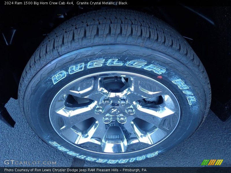 Granite Crystal Metallic / Black 2024 Ram 1500 Big Horn Crew Cab 4x4