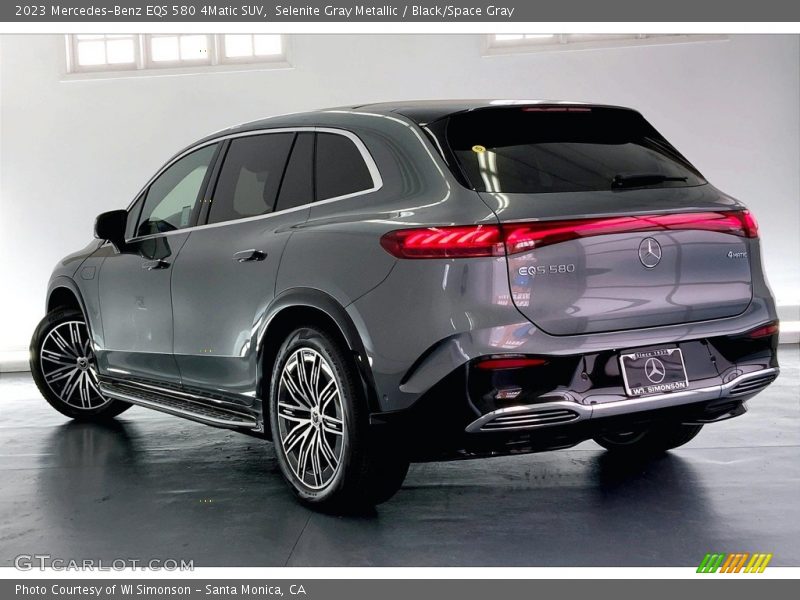 Selenite Gray Metallic / Black/Space Gray 2023 Mercedes-Benz EQS 580 4Matic SUV