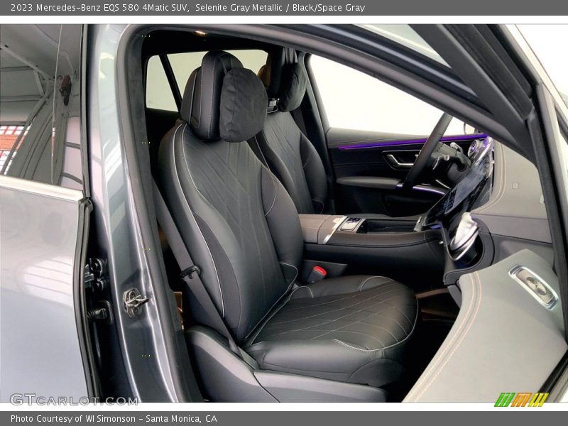 Selenite Gray Metallic / Black/Space Gray 2023 Mercedes-Benz EQS 580 4Matic SUV