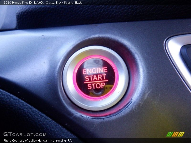 Crystal Black Pearl / Black 2020 Honda Pilot EX-L AWD