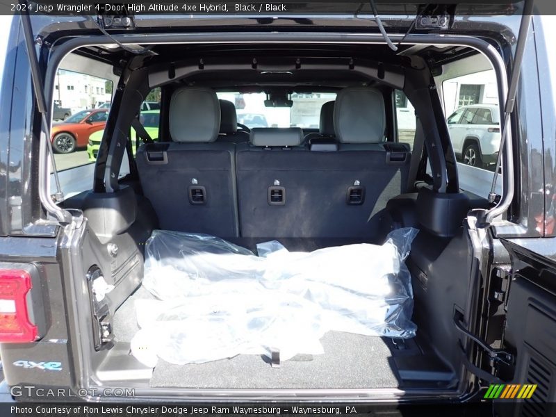 Black / Black 2024 Jeep Wrangler 4-Door High Altitude 4xe Hybrid