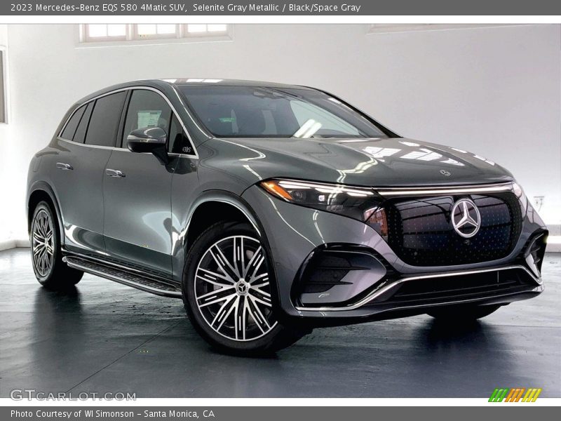 Selenite Gray Metallic / Black/Space Gray 2023 Mercedes-Benz EQS 580 4Matic SUV