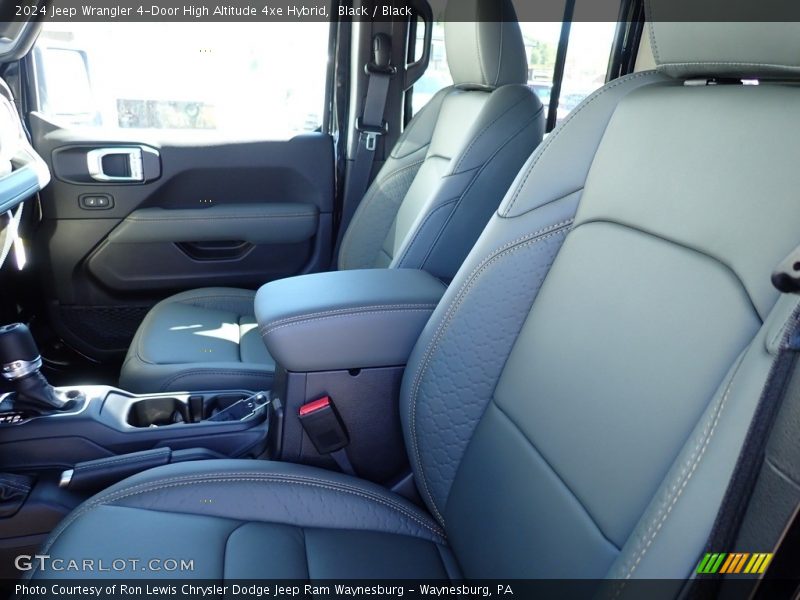 Black / Black 2024 Jeep Wrangler 4-Door High Altitude 4xe Hybrid