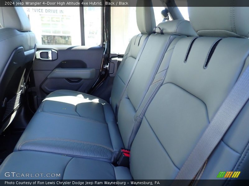 Black / Black 2024 Jeep Wrangler 4-Door High Altitude 4xe Hybrid
