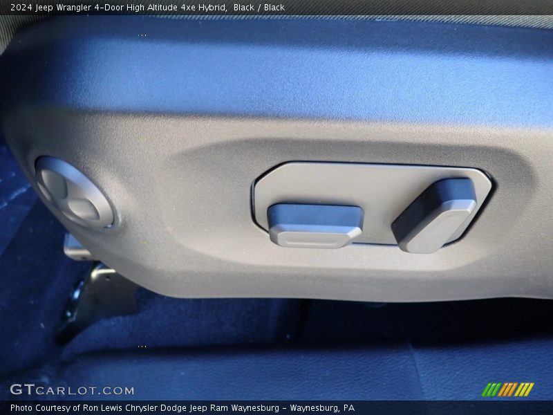 Black / Black 2024 Jeep Wrangler 4-Door High Altitude 4xe Hybrid