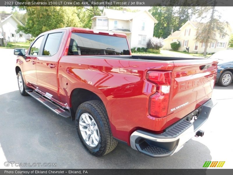 Radiant Red Tintcoat / Jet Black 2023 Chevrolet Silverado 1500 LT Crew Cab 4x4