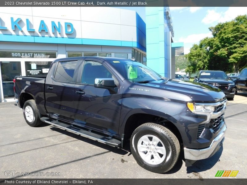 Dark Ash Metallic / Jet Black 2023 Chevrolet Silverado 1500 LT Crew Cab 4x4