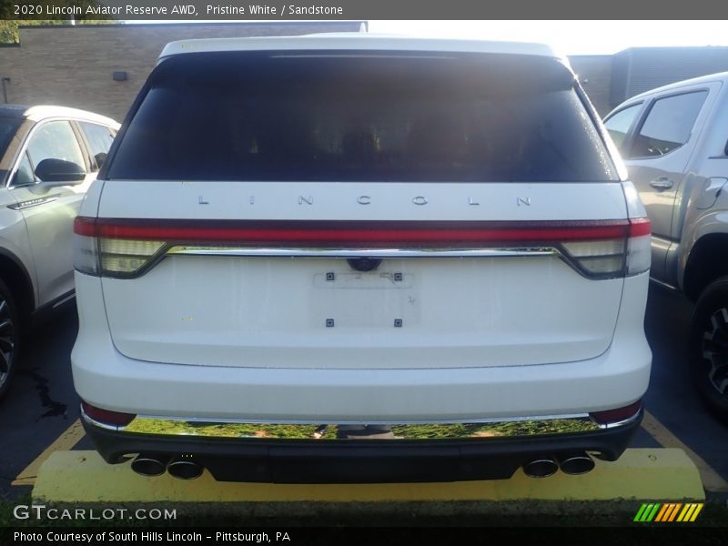 Pristine White / Sandstone 2020 Lincoln Aviator Reserve AWD