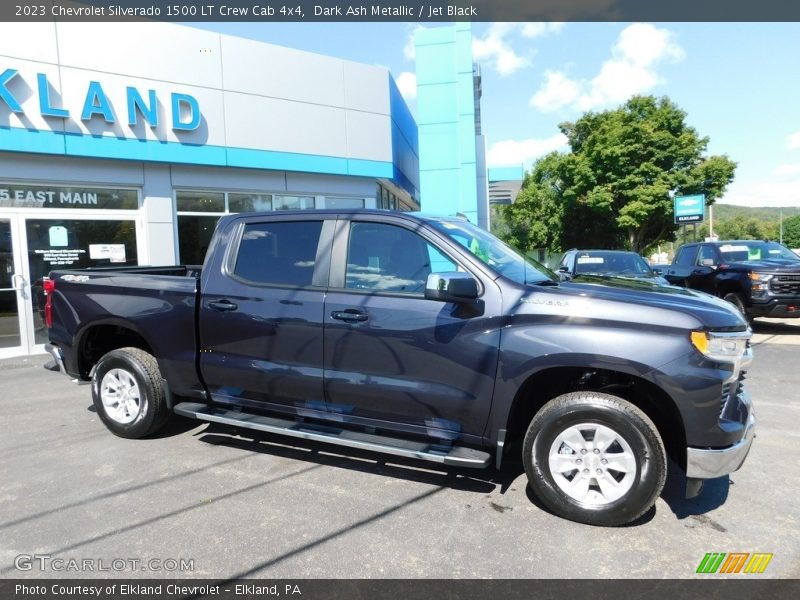 Dark Ash Metallic / Jet Black 2023 Chevrolet Silverado 1500 LT Crew Cab 4x4