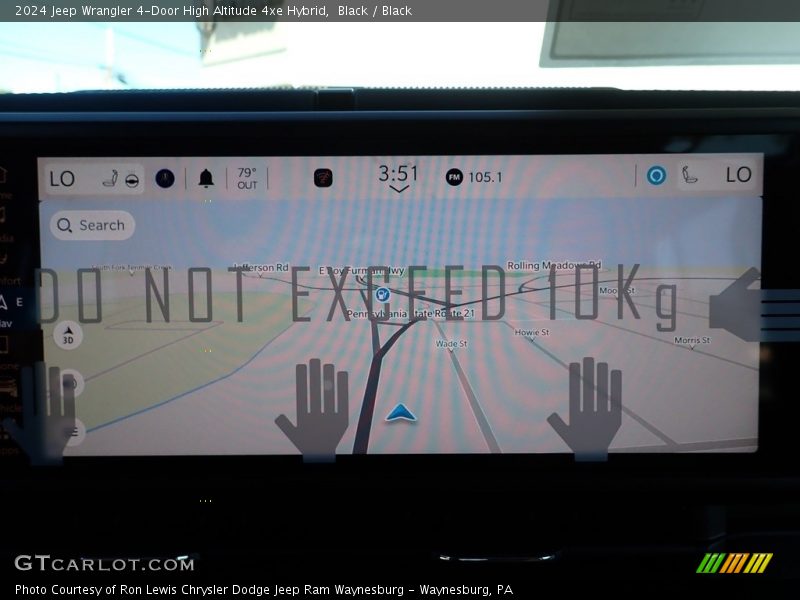 Black / Black 2024 Jeep Wrangler 4-Door High Altitude 4xe Hybrid