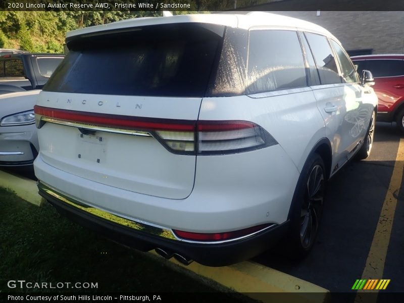 Pristine White / Sandstone 2020 Lincoln Aviator Reserve AWD