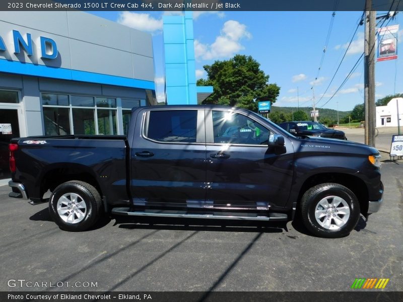 Dark Ash Metallic / Jet Black 2023 Chevrolet Silverado 1500 LT Crew Cab 4x4