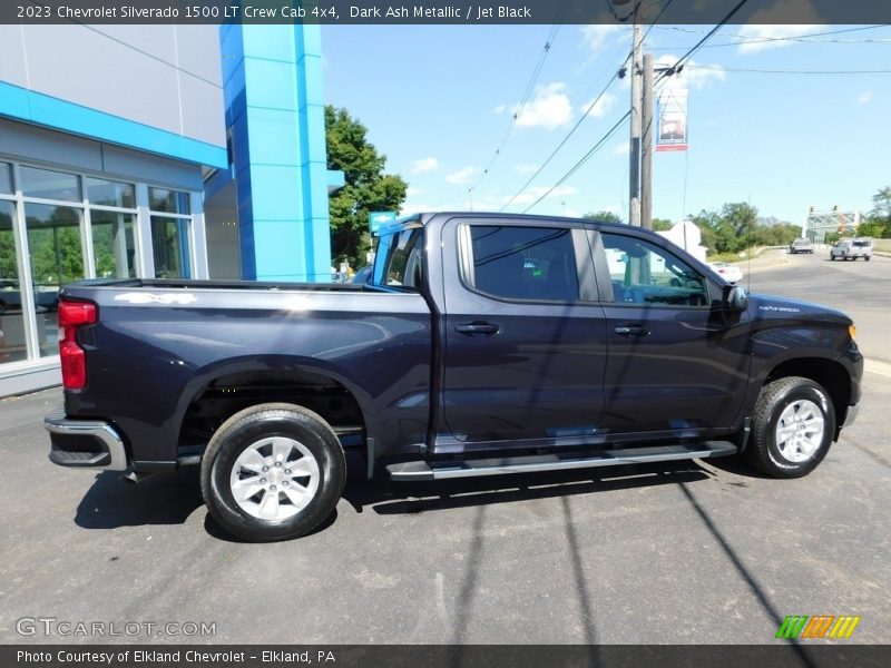 Dark Ash Metallic / Jet Black 2023 Chevrolet Silverado 1500 LT Crew Cab 4x4