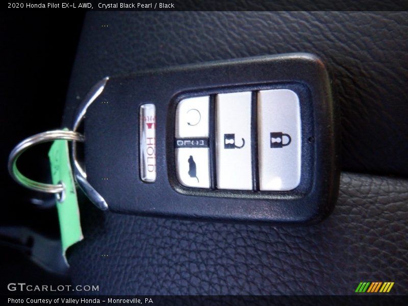 Crystal Black Pearl / Black 2020 Honda Pilot EX-L AWD