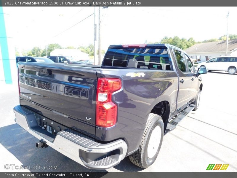 Dark Ash Metallic / Jet Black 2023 Chevrolet Silverado 1500 LT Crew Cab 4x4