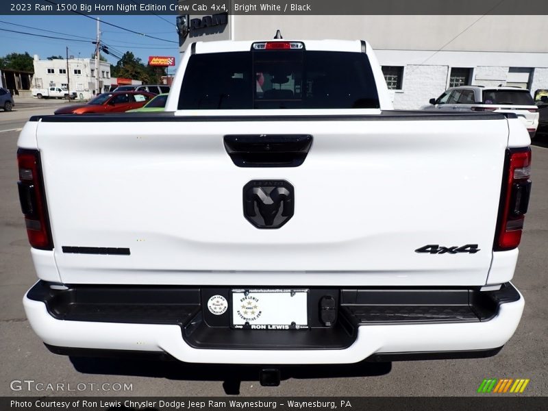 Bright White / Black 2023 Ram 1500 Big Horn Night Edition Crew Cab 4x4