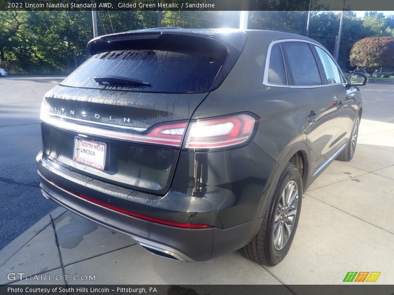 Gilded Green Metallic / Sandstone 2022 Lincoln Nautilus Standard AWD