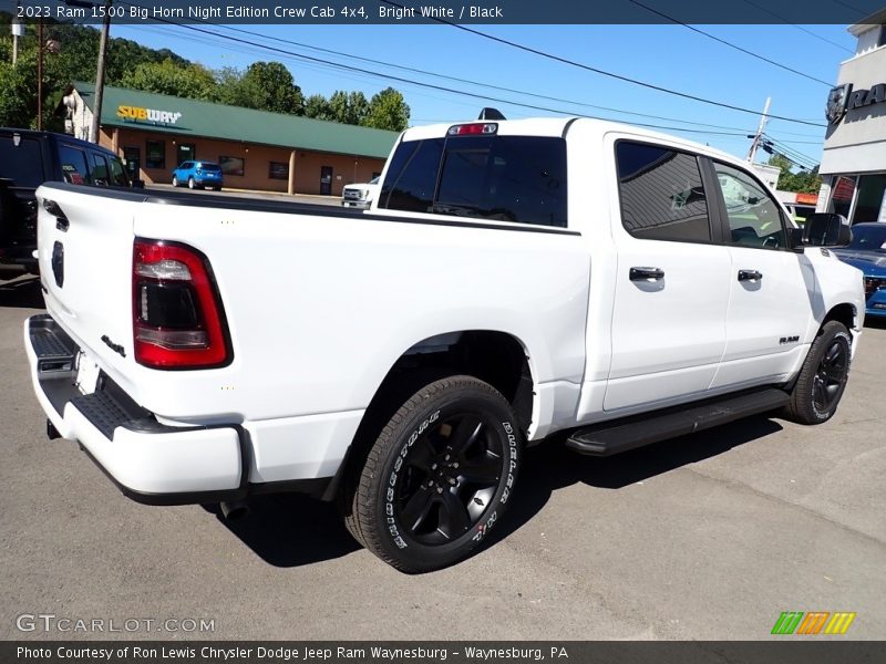 Bright White / Black 2023 Ram 1500 Big Horn Night Edition Crew Cab 4x4