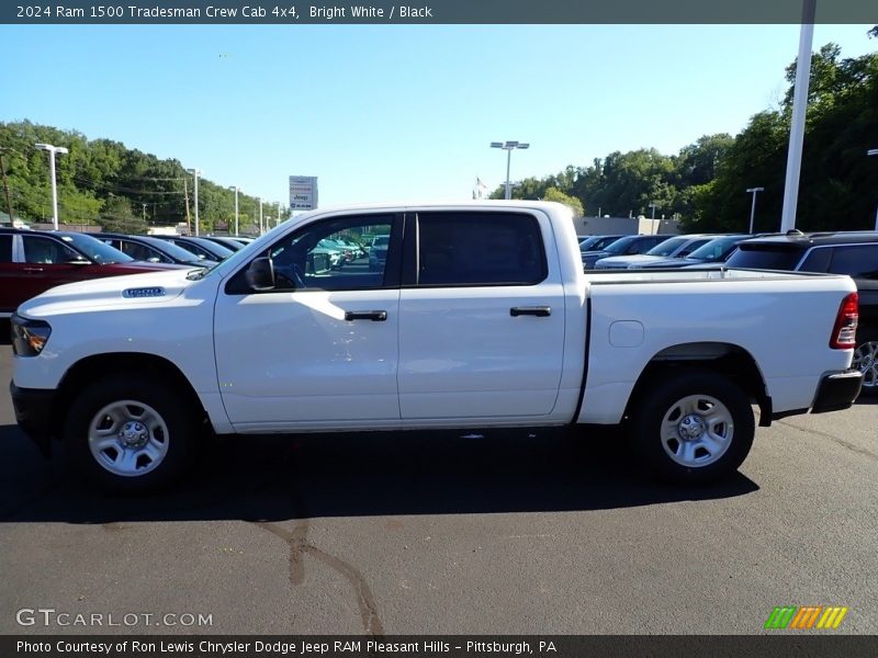 Bright White / Black 2024 Ram 1500 Tradesman Crew Cab 4x4