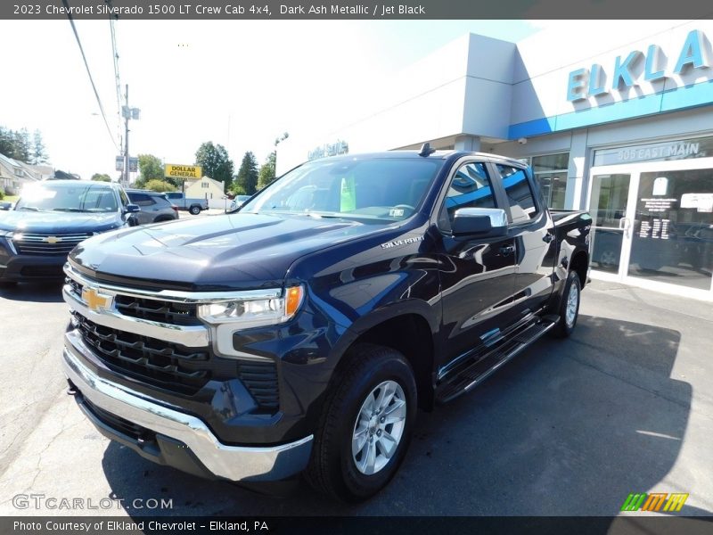 Dark Ash Metallic / Jet Black 2023 Chevrolet Silverado 1500 LT Crew Cab 4x4