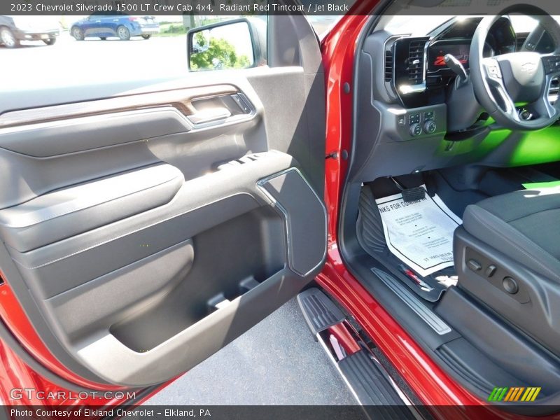Radiant Red Tintcoat / Jet Black 2023 Chevrolet Silverado 1500 LT Crew Cab 4x4