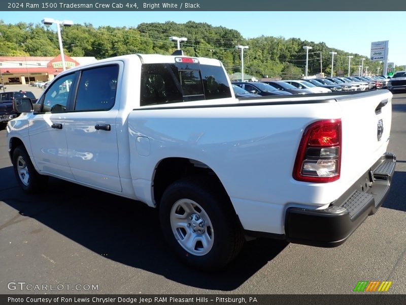 Bright White / Black 2024 Ram 1500 Tradesman Crew Cab 4x4