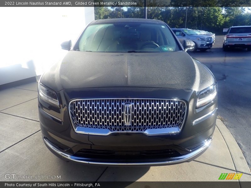 Gilded Green Metallic / Sandstone 2022 Lincoln Nautilus Standard AWD