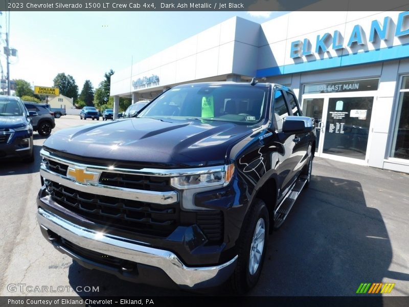 Dark Ash Metallic / Jet Black 2023 Chevrolet Silverado 1500 LT Crew Cab 4x4