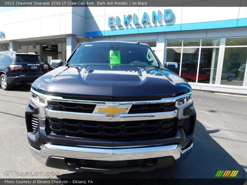 Dark Ash Metallic / Jet Black 2023 Chevrolet Silverado 1500 LT Crew Cab 4x4