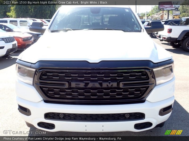 Bright White / Black 2023 Ram 1500 Big Horn Night Edition Crew Cab 4x4