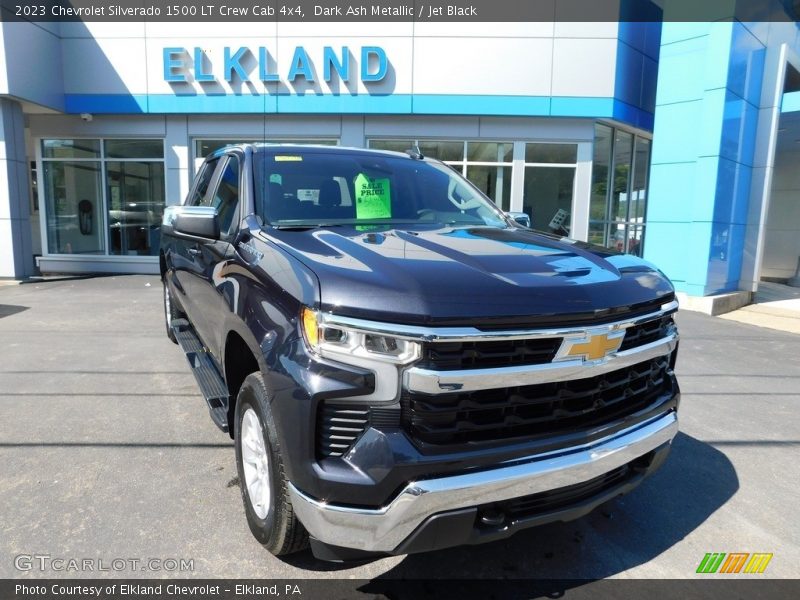 Dark Ash Metallic / Jet Black 2023 Chevrolet Silverado 1500 LT Crew Cab 4x4