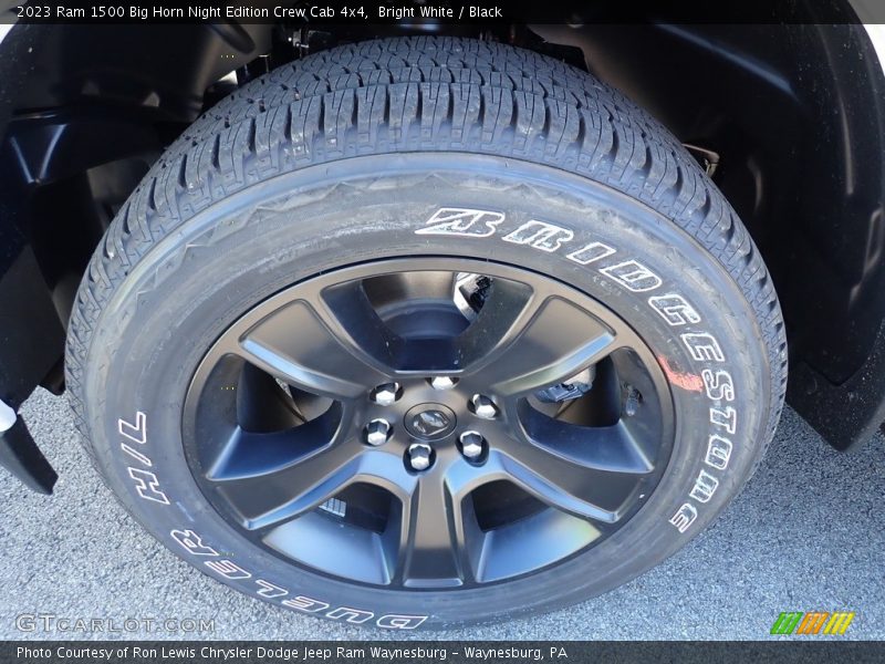 Bright White / Black 2023 Ram 1500 Big Horn Night Edition Crew Cab 4x4