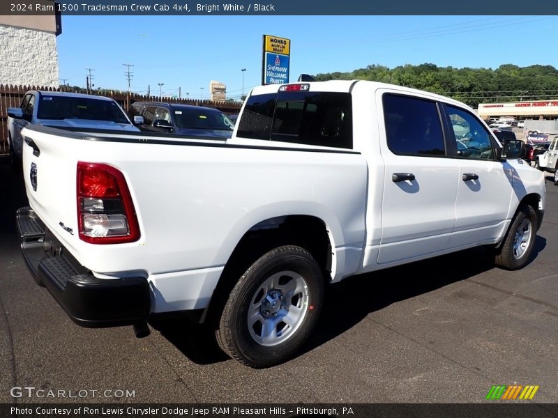 Bright White / Black 2024 Ram 1500 Tradesman Crew Cab 4x4