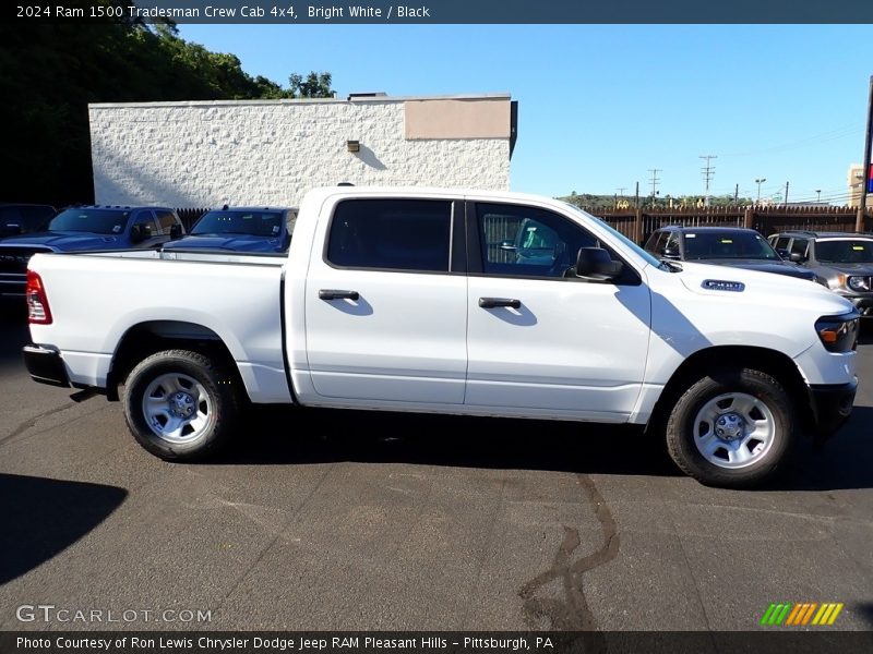 Bright White / Black 2024 Ram 1500 Tradesman Crew Cab 4x4