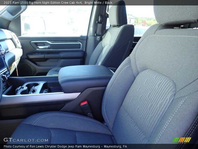 Bright White / Black 2023 Ram 1500 Big Horn Night Edition Crew Cab 4x4