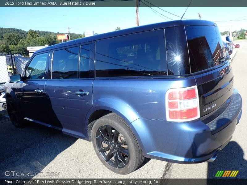 Blue Metallic / Dune 2019 Ford Flex Limited AWD