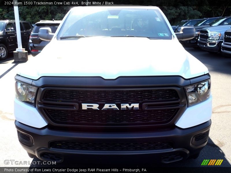 Bright White / Black 2024 Ram 1500 Tradesman Crew Cab 4x4