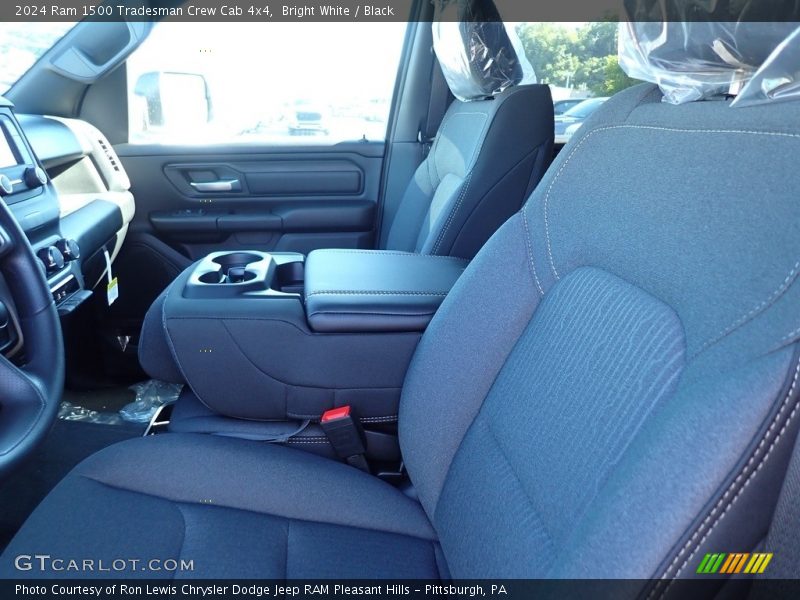 Bright White / Black 2024 Ram 1500 Tradesman Crew Cab 4x4