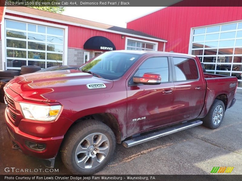 Delmonico Red Pearl / Black 2020 Ram 1500 Big Horn Crew Cab 4x4