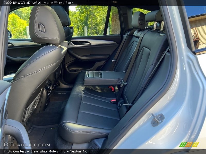 Rear Seat of 2022 X3 xDrive30i