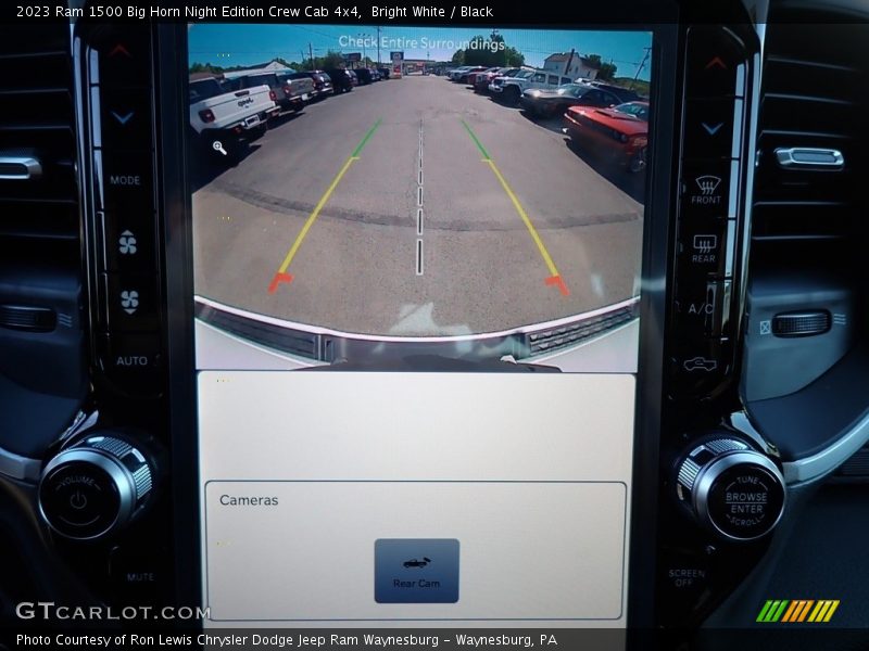 Bright White / Black 2023 Ram 1500 Big Horn Night Edition Crew Cab 4x4